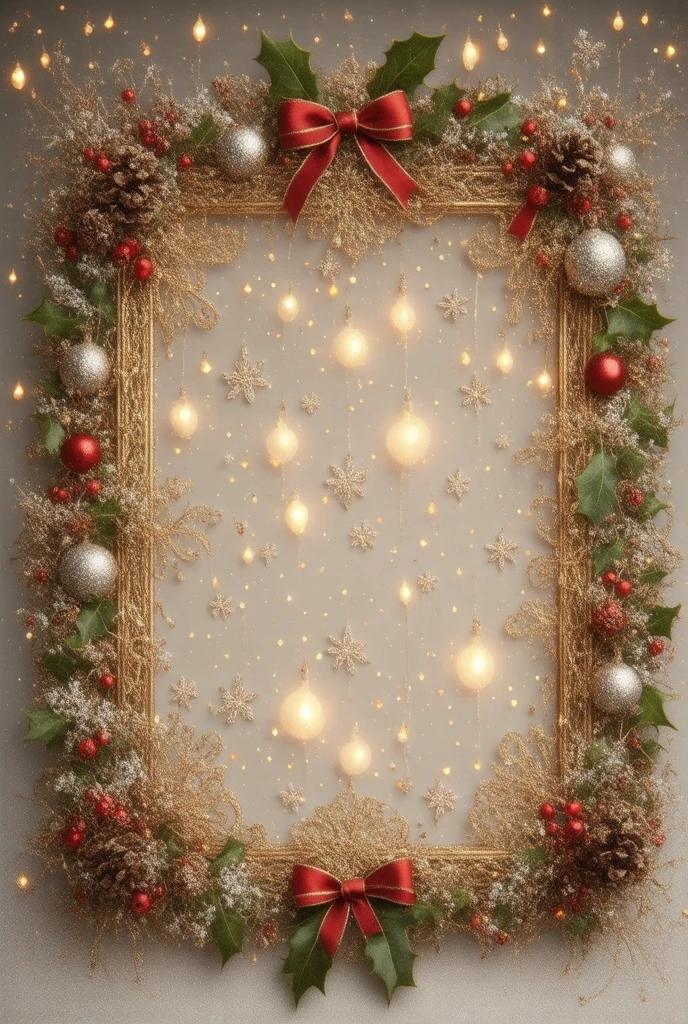 Xmas decor frame