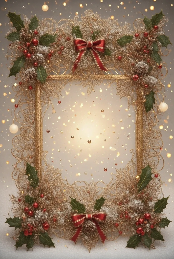 Xmas decor frame