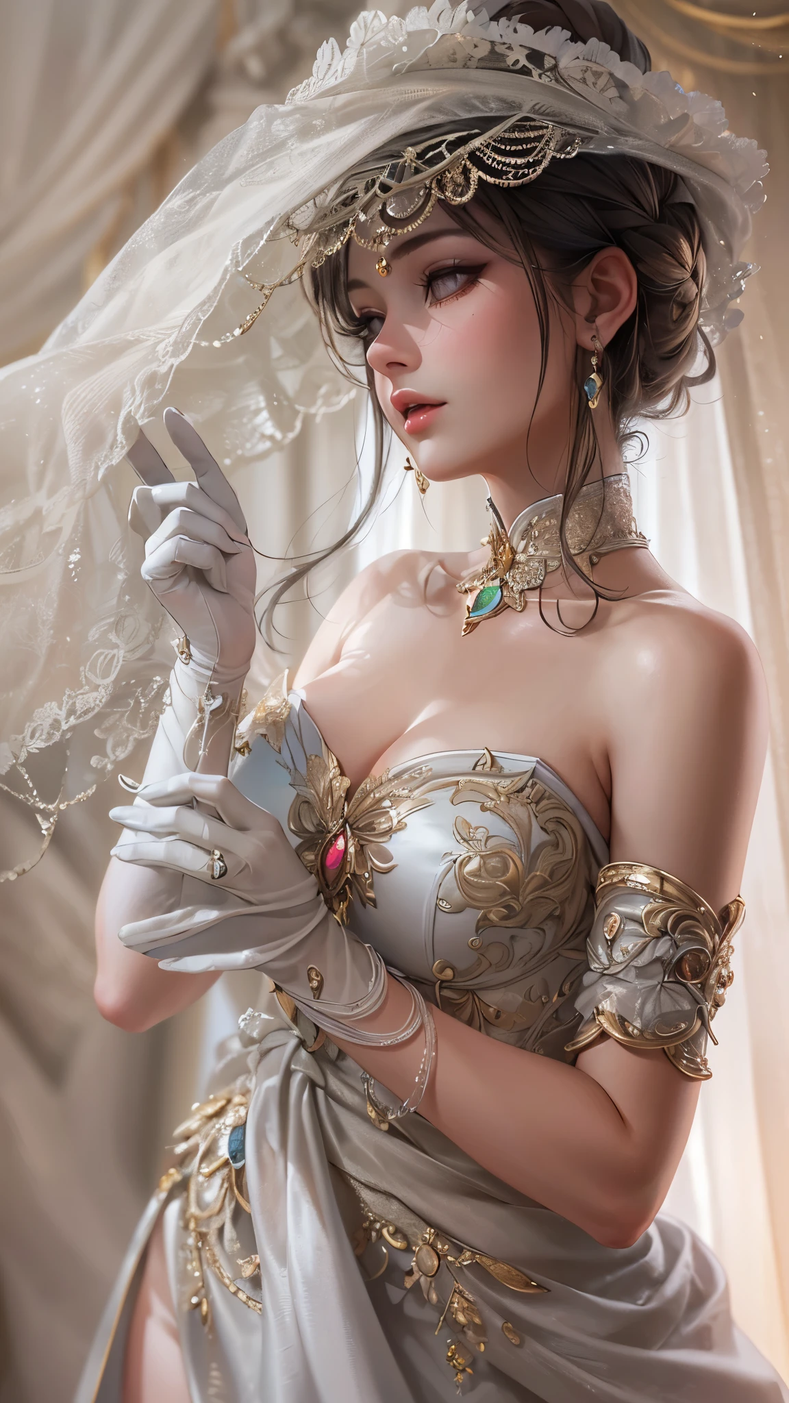"The Birth of Venus" , (godess of ), beautyful painting for drawing room. hyper details concept futuristic style and ecorchè style cinematic lights photo bashing epic cinematic octane render extremely high detail post processing 8k denoise --upbeta