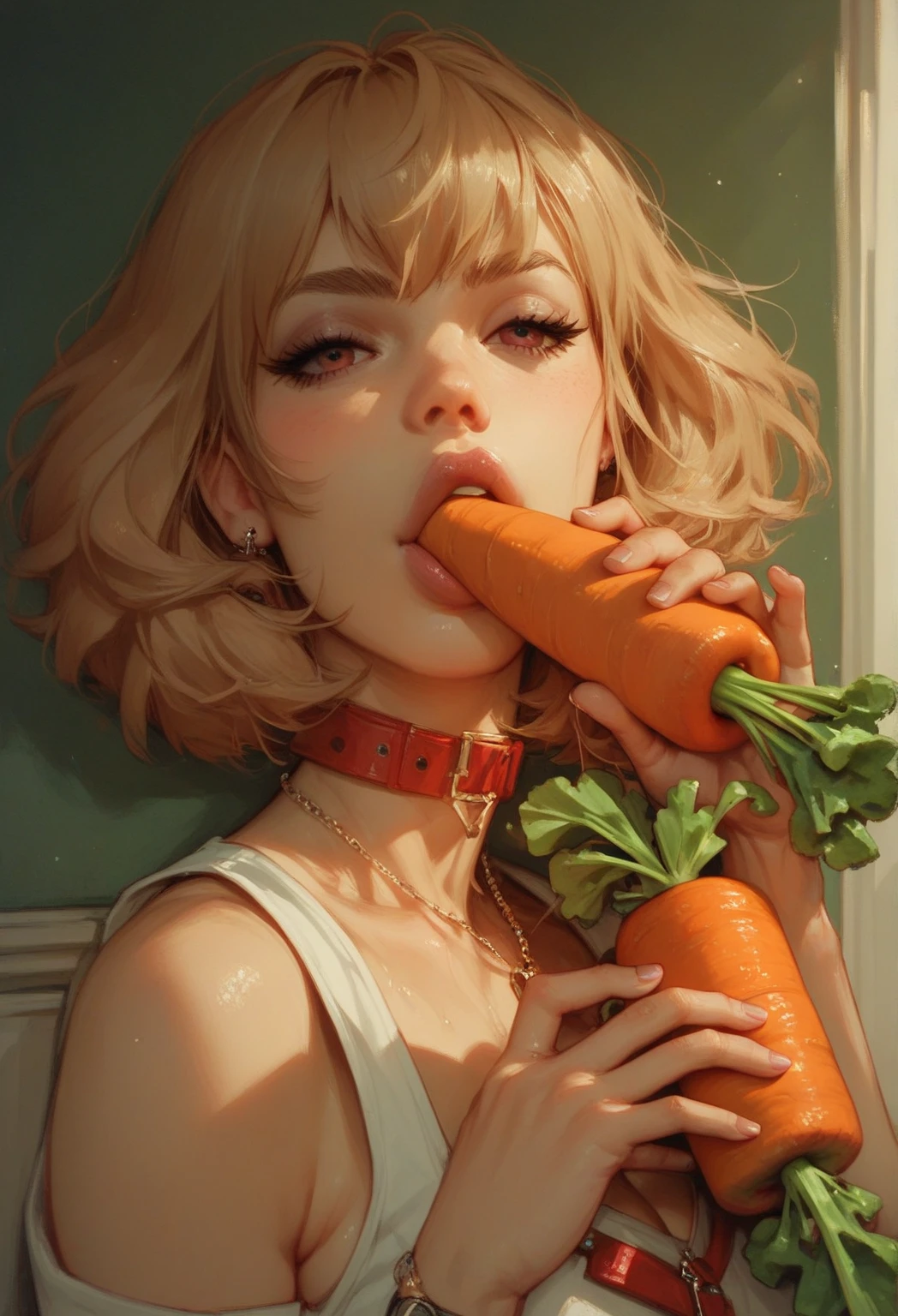 Carrot in hand