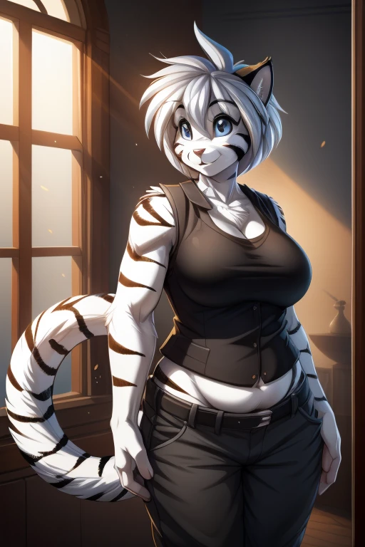 ((super high quality)), ((master piece)), girl khajiit, shinobi girl, artificial cat, furry cat, ((Only cat ears, There is no other)), ((there's a cat there'short fluffy tail on the back)), ((face clean)), beautiful cute face, beautiful woman's lips, charming beauty, ((stern look)), Close your eyes and look at the camera, ((Dark skin color, black leopard)), ((dark skin color)), body glare, ((detailed beautiful female eyes)), ((yellow-green eyes)), beautiful woman's hands, ((perfect woman image)), Ideal female body type, beautiful waist, big thighs, ((delicate and beautiful)), has a fascinating value, epic stance ((close up of face)), ((tattered clothes,Revealing slave clothing, Sexy prison uniform, sexy cleavage), background: Japan in the 16th century, prison, night, ((Depth of the bounds written)), ((High quality and clear images)), ((vivid details)), ((very detailed)), realistic, Professional photography session, ((clear focus)), ((comics)), anime, NSFW