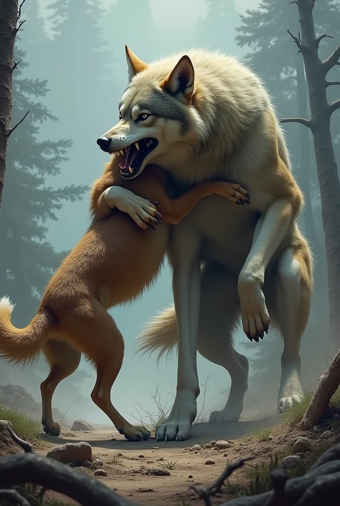 a man had his ass licked by a wolf,naked,abs