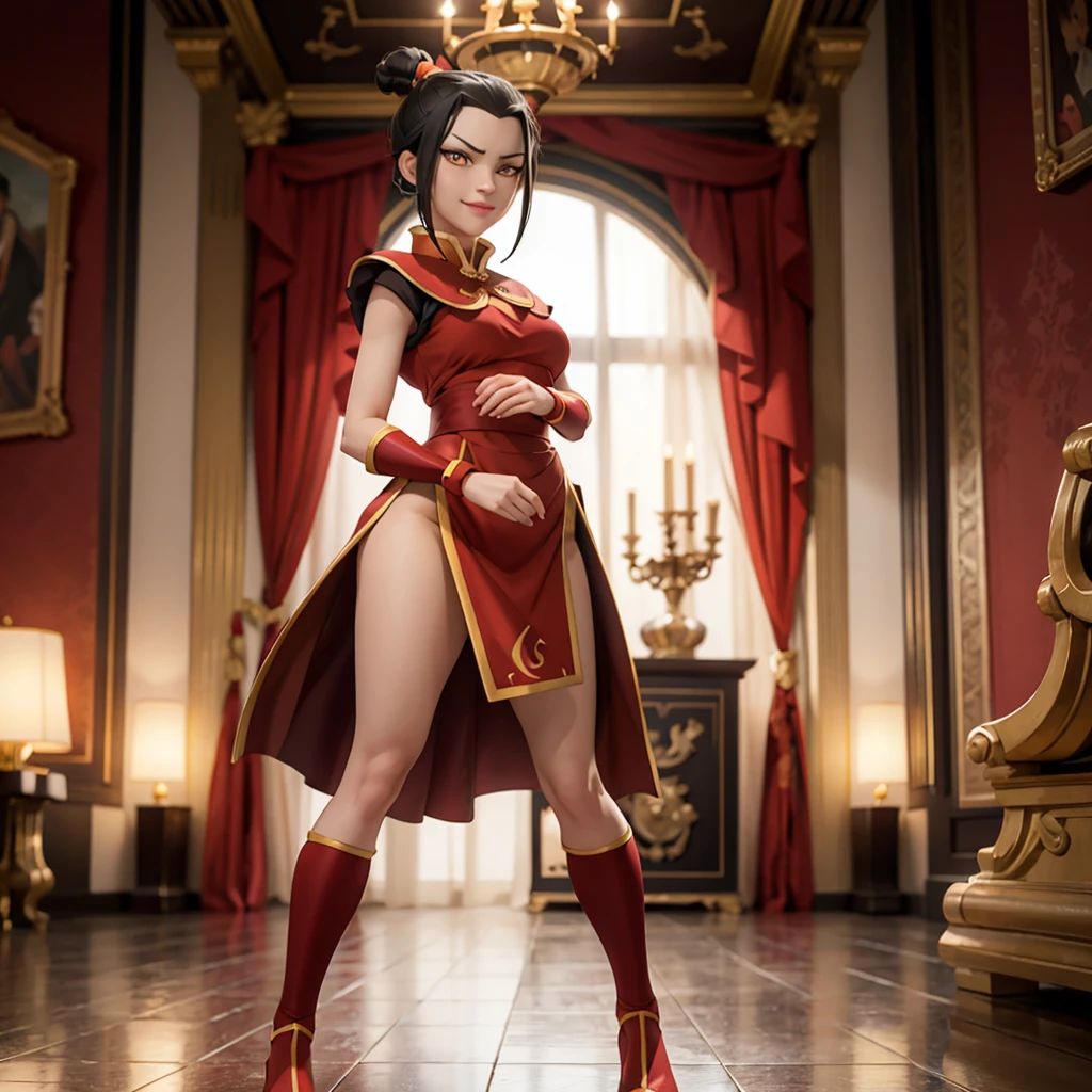 ((best quality)), ((masterpiece)), ((1girl)), solo,((long hair)), ((sleeveless)), azula(AVATAR), busty, misionari sex, POV, aheago