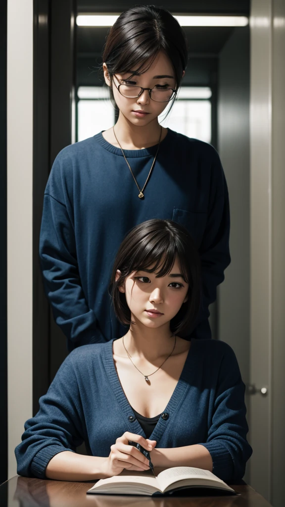 arafed photo of a woman with a white shirt and a black hair, shiori teshirogi, kotegawa yui, yasumoto oka, narumi kakinouchi, chiho, kimi takemura, 奈良美智, harumi, sui ishida, aoi ogata