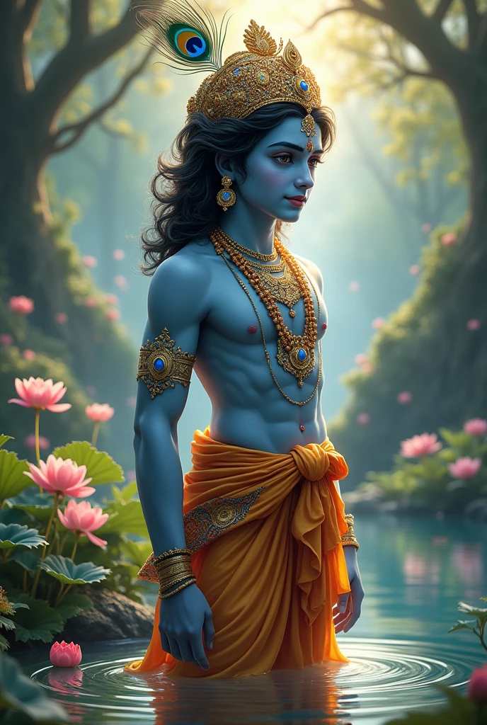 Shree krishna Best ai image