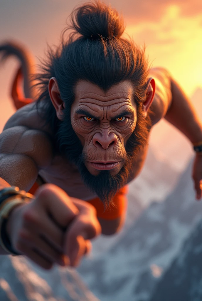 Create a Sun Wukong Hugh Jackman face