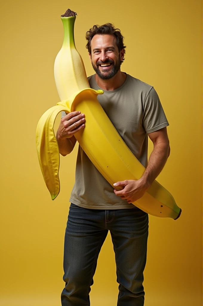 Henry Cavill en jockstrap, lying in bed showing off his giant banana, biting his lips
