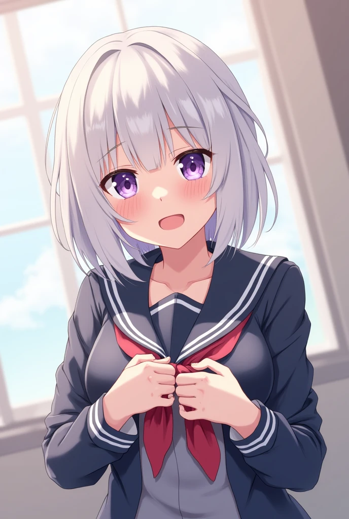 (Anteater face:1.2),POV,Solo,penis,:>=,oral,(fellatio),silber hair、Blue eyes、(bob cuts), deadpan, (Portrait:1.3),(NSFW:1.3),((blazers:1.3))、(student clothes:1.3),(portrait)