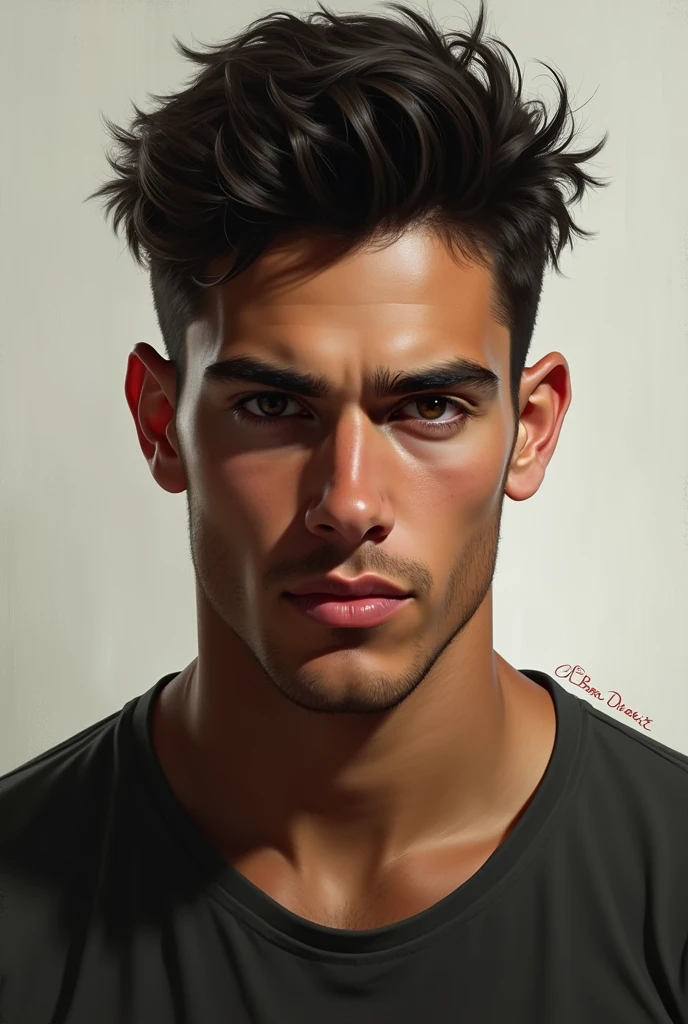 ojos finos y detallados,ultra realista,15-year-old boy with brown cinnamon skin, cuerpo atletico tonificado cabello liso,masculino serio pensativo observador tiene el dorso desnudo y viste un atuendo blanco tipico del antiguo egipto, camina por las calles de una moderna ciudad