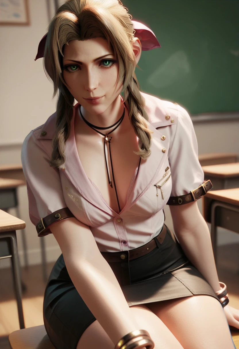 (masterpiece, best quality)
MariaSH, 1girl, solo, looking at viewer, smile, short hair, skirt, long sleeves, navel, cleavage, blonde hair, sitting, jacket, full body, choker, midriff, miniskirt, lips, black choker, chair, pencil skirt, hands on lap, behind bars
<lora:epi_noiseoffset2:1> <lora:add_detail:0.7> <lora:MariaSH:0.9>