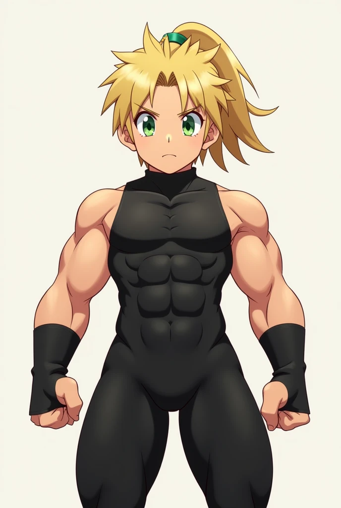 boy, boy, half black body, shirtless, blonde hair, green eyes