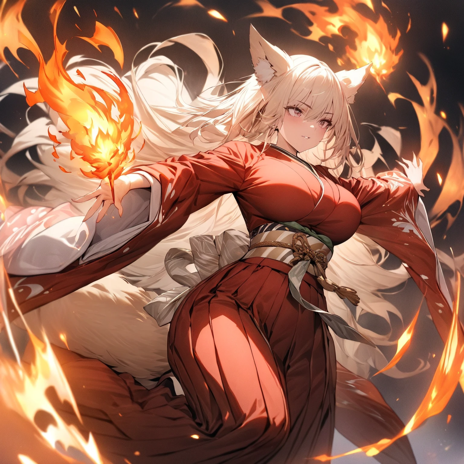 Chimera dynamism, eyepatch, blonde hair, messy hair, facepaint, forehead mark, fangs, fangs, angry, silver hair, front ponytail, from above, UHD, 8k, best quality, Masterpiece Chimaera（Chimera）ha、It is an imaginary creature that appears in ancient Greek lore.、It is a being with unique animal characteristics.。Below is、Let's express a general Chimera image with keywords.： Ancient Greek lore The head of a fire-breathing lion The body and head of a goat The tail of a snake Fearsome appearance Ferocious personality Considered to be invincible Challenger who confronts heroes Representative of yokai and monsters Chimera is、Spit fire on the lion's head、The body and head of a goat、And has an eerie figure with a snake tail。With its ferocious character and powerful power,、Appear in ancient Greek lore and mythology as a challenger to stand up to heroes。