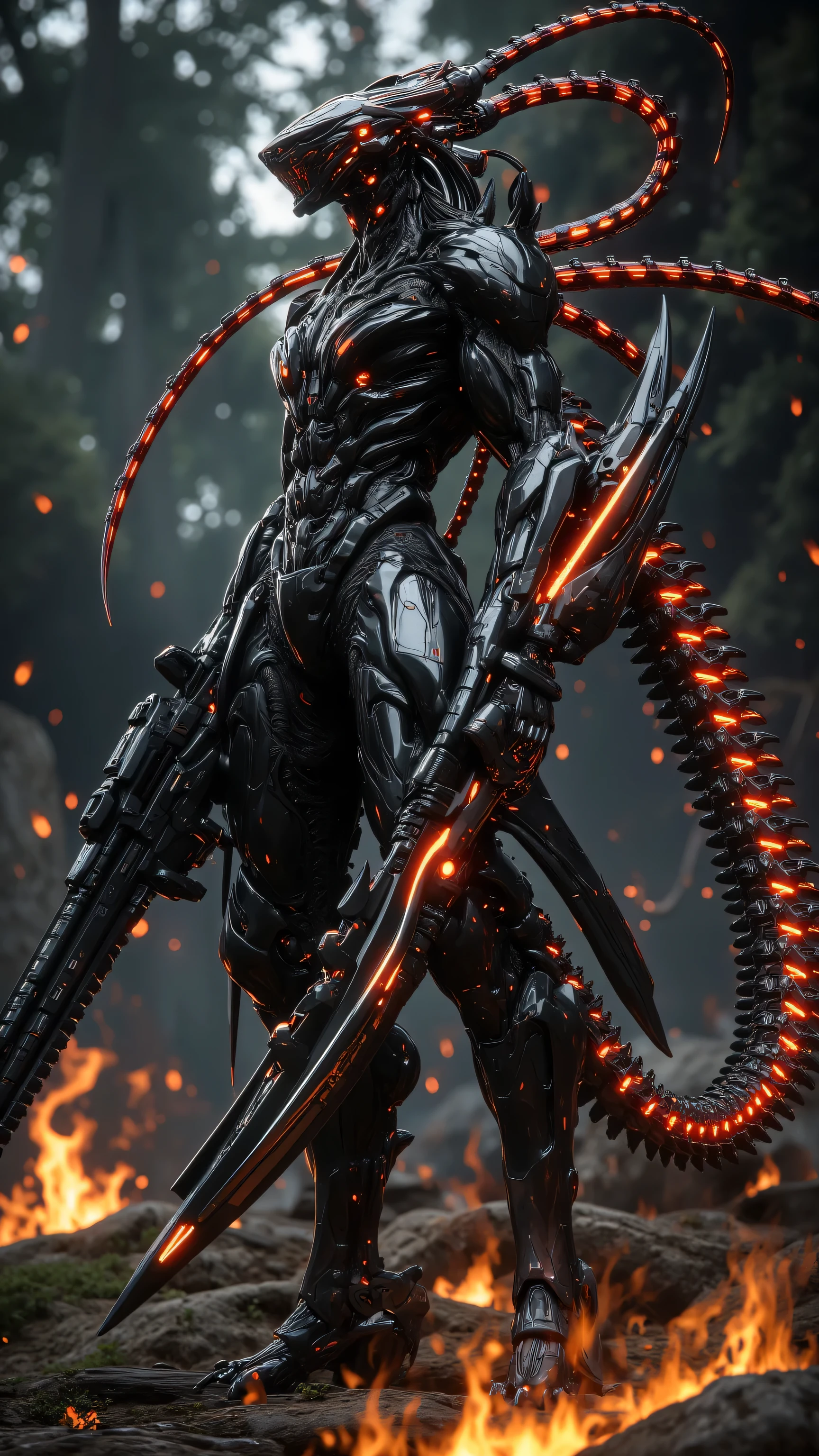 quality\(8k、 very detailed CG unit wallpaper 、masterpiece、 High Resolution Ultra High Quality 、 reality、whole body、Synthetic organisms of praying mantises and cats、weapons、The flames are reflected on the body 、 The background is burning after an explosion occurred in the jungle

models
[Flux]リアリスティックファンタジーマシンDIGITAL

ローラ
FluxミッドジャーニーV6
1184 x 2048ピクセル
