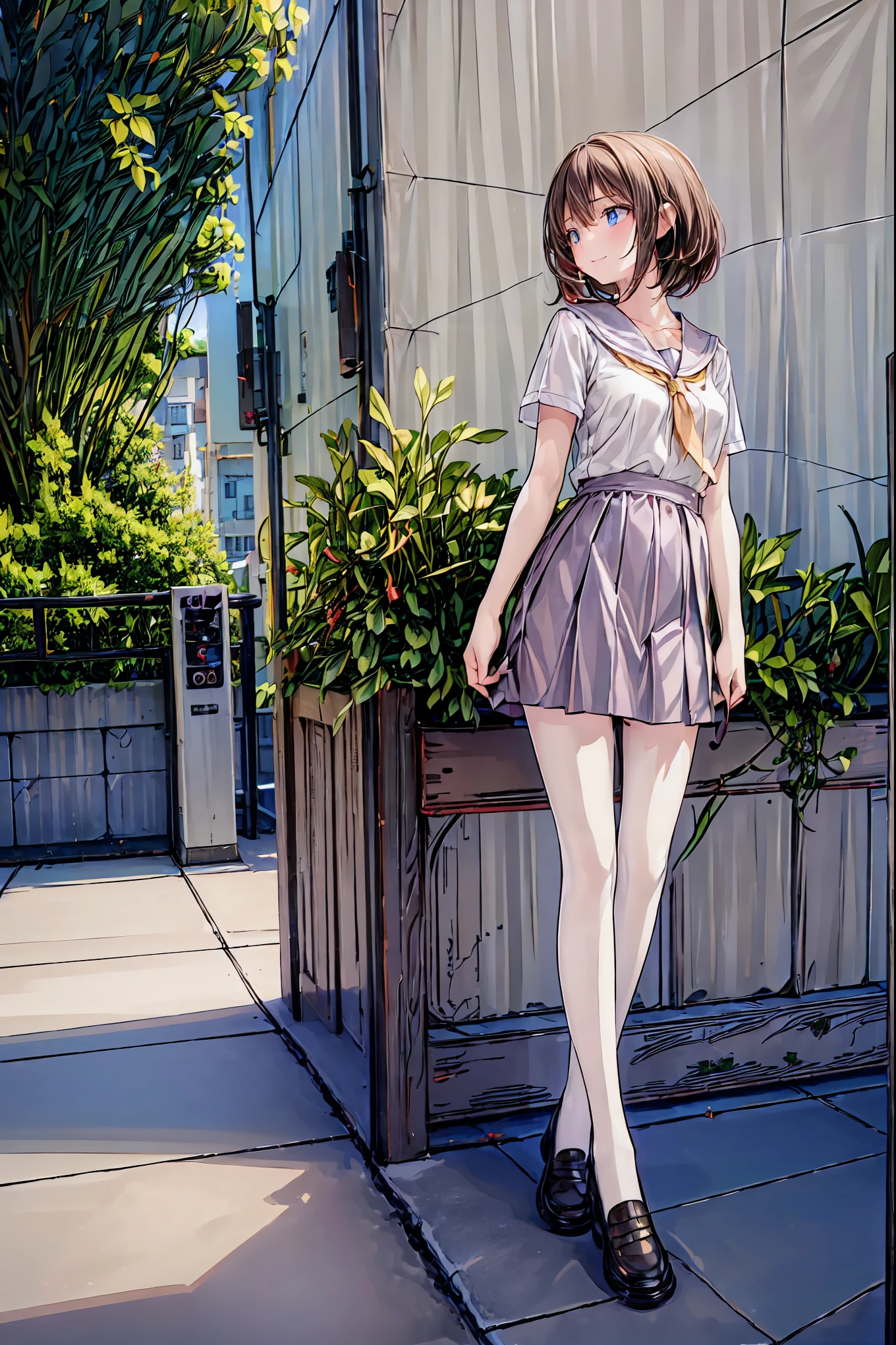-yeld prpeo, gafas, rubio, small breasts, ojos grandes, piernas largas, Primer plano de los muslos, vestido hasta la rodilla, heeled sandals, Antecedentes del parque, tree, Cherry Blossom, Trazado de rayos, HDR