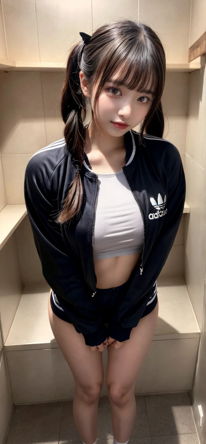 deux femmes ensemble de 18 ans sexy et mince , gray short sleeve hoodie , salle de classe, se touche,position sey,sensuel