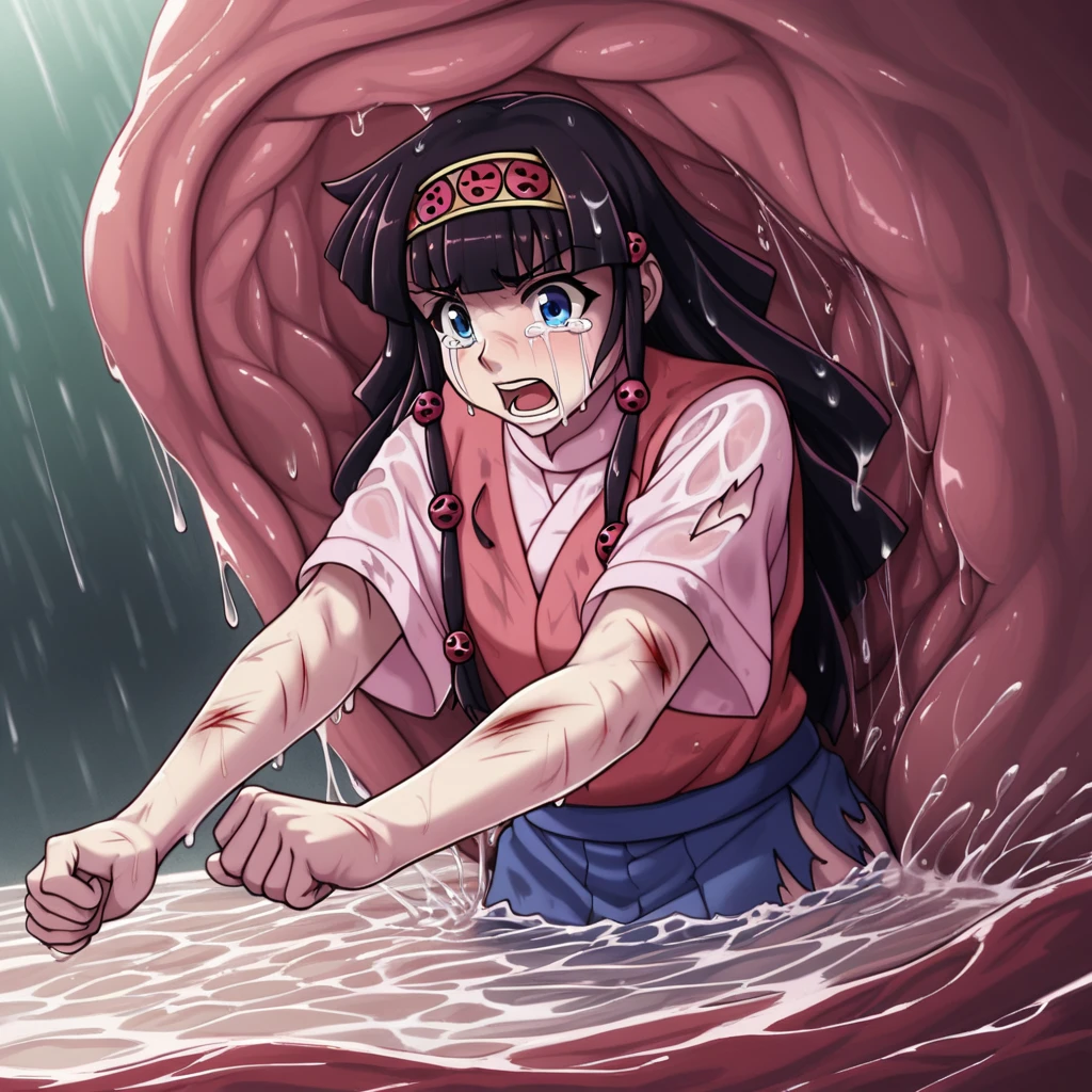 High school girl taking a shower、My body and hair are wet、 on glass window((masterpiece,Highest quality:1.3,Highest qualityのイラスト)),Realistic,(15 year old beautiful girl),Long black hair,身長よりLong Hair、Hair length 2 meters、Long Hair,,Red 0 eyes,(Gorgeous big eyes),((very small head:1.3)),shy,((Very long body:1.2,skinny)),((Sunburn:1.2)),Burst breasts,skinny、anorexia、School uniforms that cling to the body、Overflowing breasts、Protruding nipples、belly button、Sweat,Glowing Skin,Slender body、Pussy、Man muscle、Pubic hair、sex、Erotic、Ahegao、ahegao、Inverted nipples、
