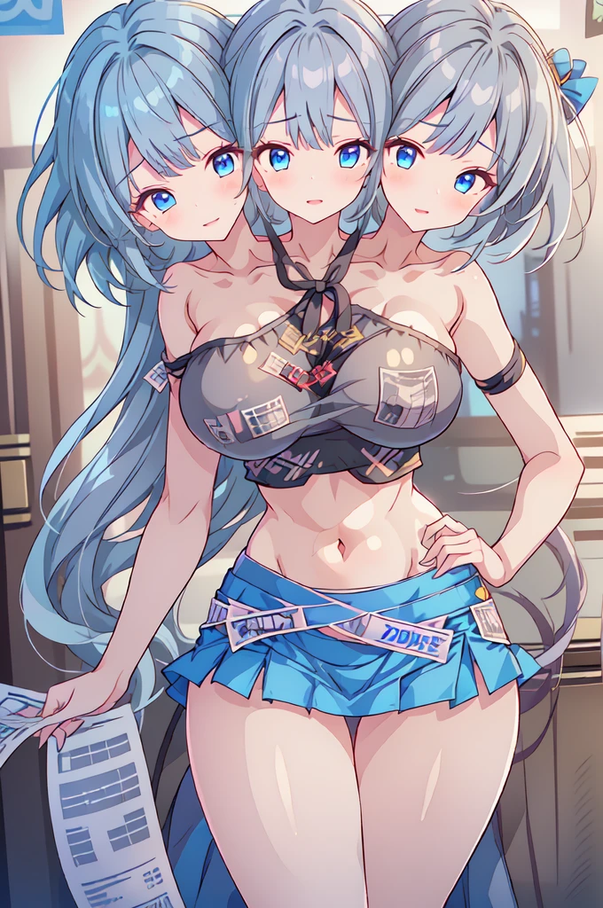 Girl in a long unbuttoned white shirt、Cute light blue bra、Cute light blue underwear、barefoot、Girl with super long black hair、Blue Ocean,and cumulonimbus clouds and blue sky、Beautiful breasts、Cracks are clearly visible、Perfect hands、Perfect Legs、Cute mouth、smile