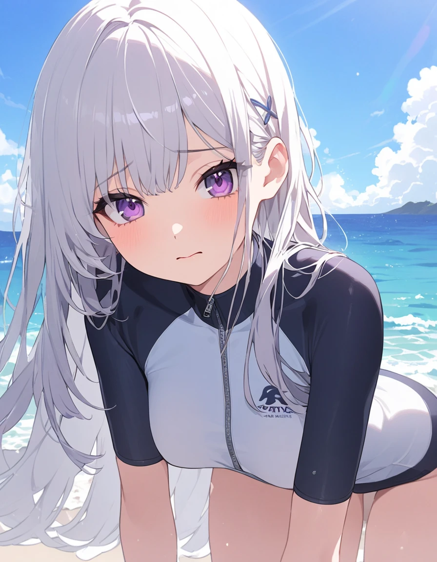 A cartoon drawing of a girl with horns and long hair, best anime character design, Modelo de cuerpo completo Anime Vtuber, Personaje de anime, Full body anime illustration, anime character design, como personaje de anime, Personaje de estilo anime, character adoptable
Este personaje de anime es una adolescente con cuernos de 2 y 13,2 centimeters high and 1,28 centimeters thick. Its horns are located on the upper left side of its head and show traces of its former life as a Hollow helmet..
Tiene el pelo gris y negro, corto. Her breasts are small, con una altura de 2 y 1,5 centimeters high and a thickness of 1,10 centimeters. He is 14 years old in shorts and (sudadera con capucha). 1 beautiful girl 5 years old slim, Small Long Swimsuit, mar olas playa atardecer de verano, UHD, Obra maestra, Anatomically correct, Detalles altos, Altas Resoluciones, La mejor calidad, Super detail, 8k Anime girl in blue swimsuit posing in the ocean., is wearing a swimsuit, swimsuit, Bikini realista, swimming suit, wet swimsuit, seductora chica de anime, en la playa, hermosa chica de anime, Linda chica con traje sin mangas, in a gold one piece swimsuit, Hermoso y atractivo anime adolescente, (Chica anime), en el mar, Atractiva chica de anime, linda chica de anime