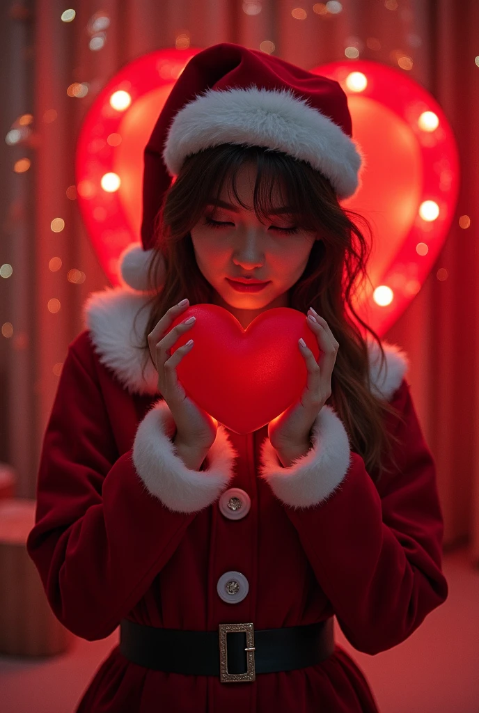  I can't even call her name in her Santa Claus costume   　     I was staring intently at her captured heart
I have to say I don't like it　 First love
pendulum heart      