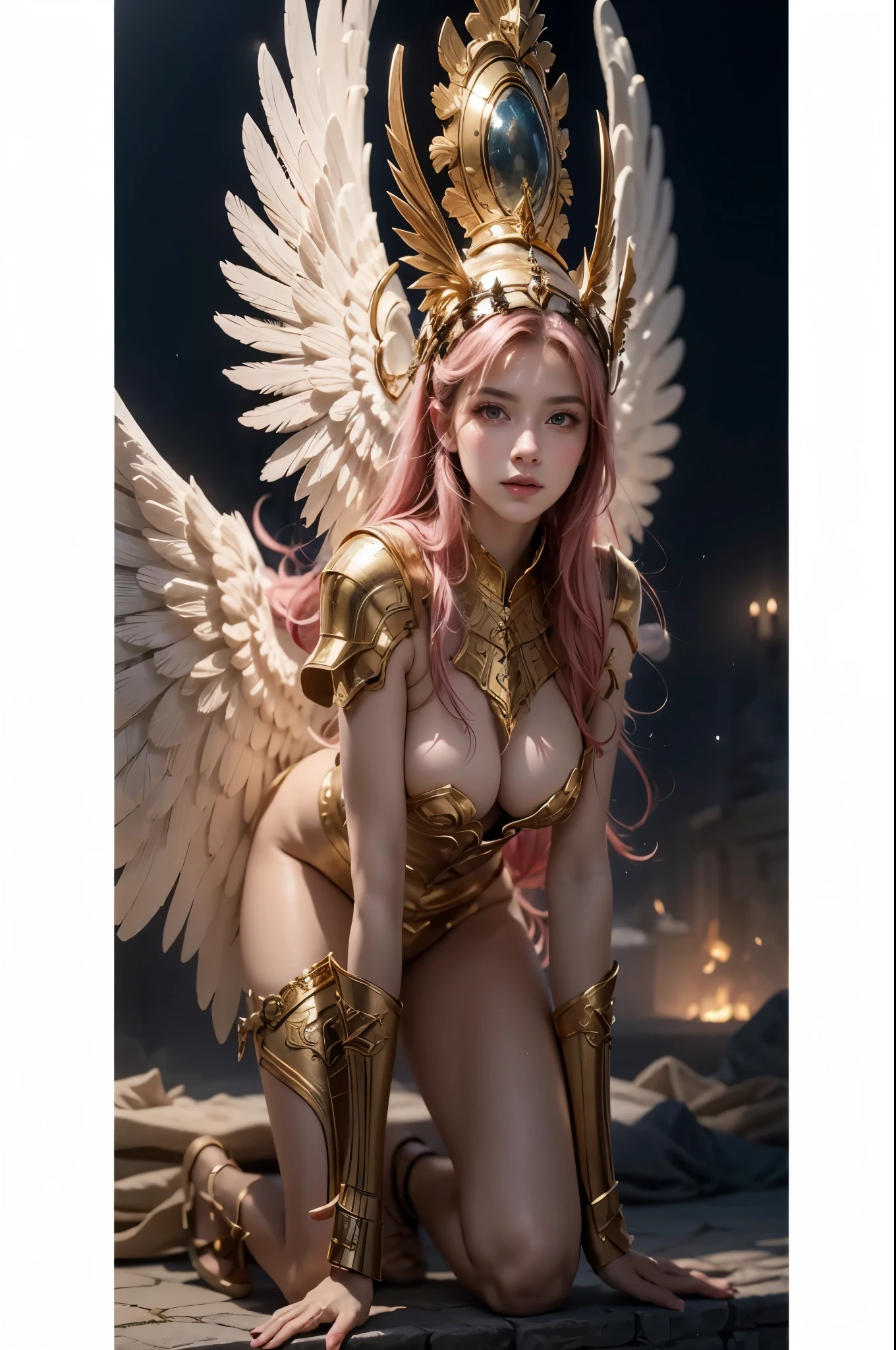  a close up of a woman with a skull on her shoulder , Anjo majestoso de  full body , angel knight girl,  angel in RED armor , tall female angel, beautiful angel girl ciborgue, beautiful cleric, cushart krenz arte chave feminino, serafim, Shadowverse Character Concept, goddess.  extremely high details , ( ( character concept art ) ),  Araffe Angel with golden wings walking on a street , Anjo majestoso de  full body , super wide angel, wide angel shot, wide angel, epic angel wings, tiro no corpo da goddess cinematográfica,  Epic angle and pose ,  angelic wings on the back , thick, warm, , beautiful angel girl, of beautiful angel, long-range shot from a high angel, foto gigante e impressionante da goddess, there is a woman with pink hair,  full body ,  full body ,  looking at the camera ,  Guweiz non-style artwork , ! dream artegerm, Lois van Baarle and Ross, estilo de arte realistic, IG Model | artegerm, Sem style Ross Tran, inspired by Ross Tran, artegerm style, artegerm e atey ghailan,  gold-plated Araffe armor in front of a building,  red armor, RUBRA , angelic, unreal motor render  knights of the zodiac , Golden Goddess Athena,  like a mystical valkyrie , ornate cosplay, Greek Goddess Athena, wearing PURPLE , 3 d goddess minerva,  knights of the zodiac , - The Mariner Galaxy. Very beautiful,  Atlantean Mystic Valkyrie ,  wearing RED armor , Golden Wings, Virgo Shaka,  knights of the zodiac s, HDR, 8k,  Original Character ,  High resolution , high detail,  focus on the face, portrait, ,  Middle Ages , classicism,  style painting, paint,  mastery, realistic,  symmetric detailed eyes ,  beautiful detailed face , figurative, fine arts, oil on canvas, HDR, 8k,  High resolution , high detail,  focus on the face, (:1.3), front front,  moon jewel on forehead ,  gold new moon jewelry on the forehead,  full body ,  full body ,  showing feet, woman standing, FOTO DE  full body , Scarlet armor,  red armor, PERSEPHONE 
