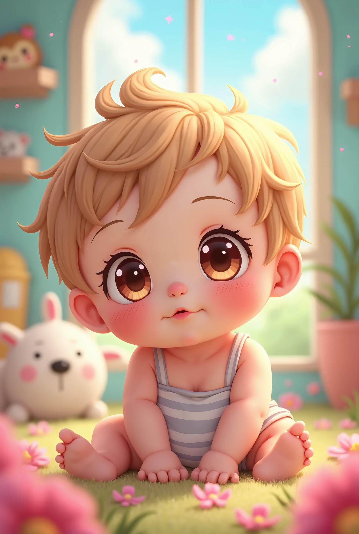 Anime baby wondering