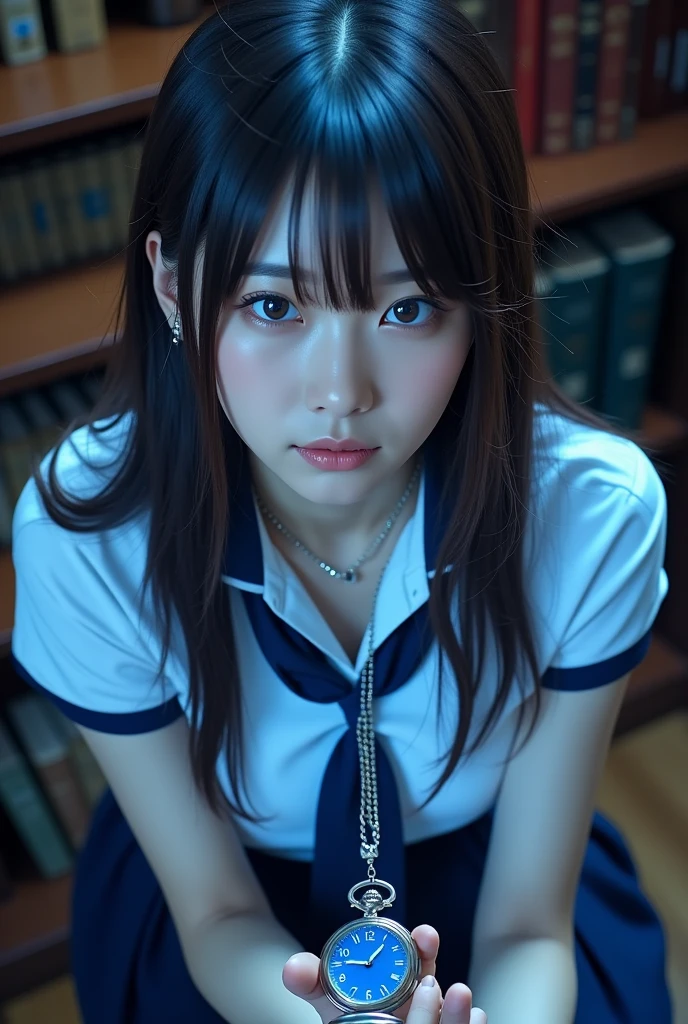 (lum:1.3) , smile, 1girl, classroom, SchoolUniform,(((Ultra-detailed CommercialPhoto))),presentingpanties,panties, holding,holding panties, Corrected BabyLike finger