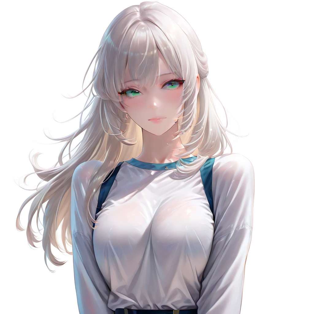 (masterpiece, top quality, best quality, official art, beautiful and aesthetic:1.2),(8k, best quality, masterpiece:1.2),(((simple white background,))), upper body