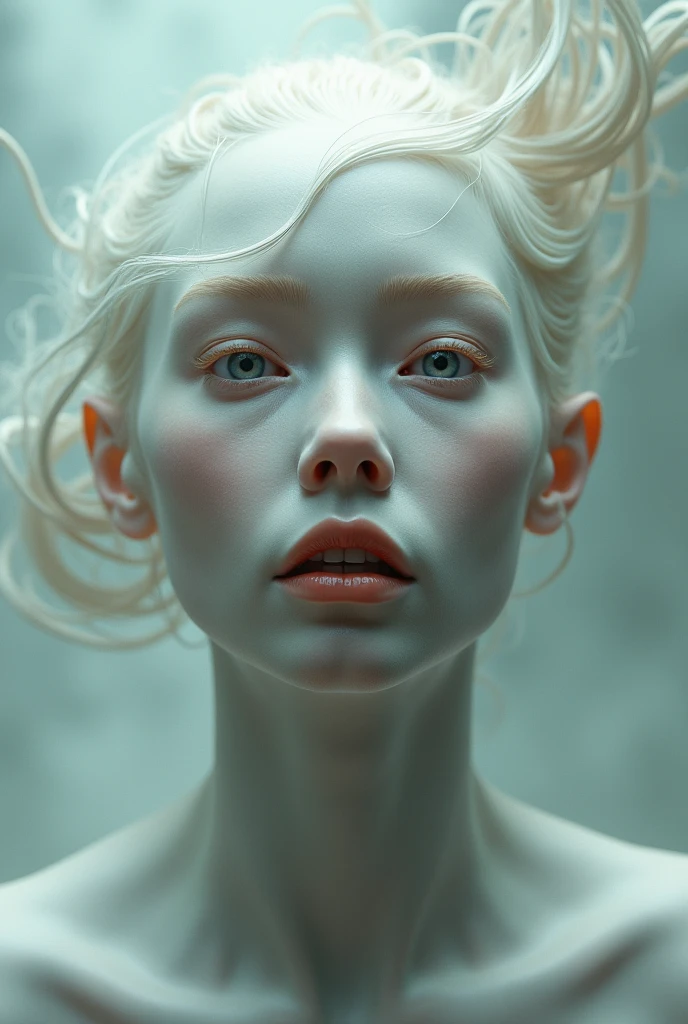They melt ceramic on a woman's face to forcefully turn her into a human doll, stuffing her with padding and giving her a pair of glass eyes. Finally, they put her in a machine to prevent her from moving, dress her and put on makeup.