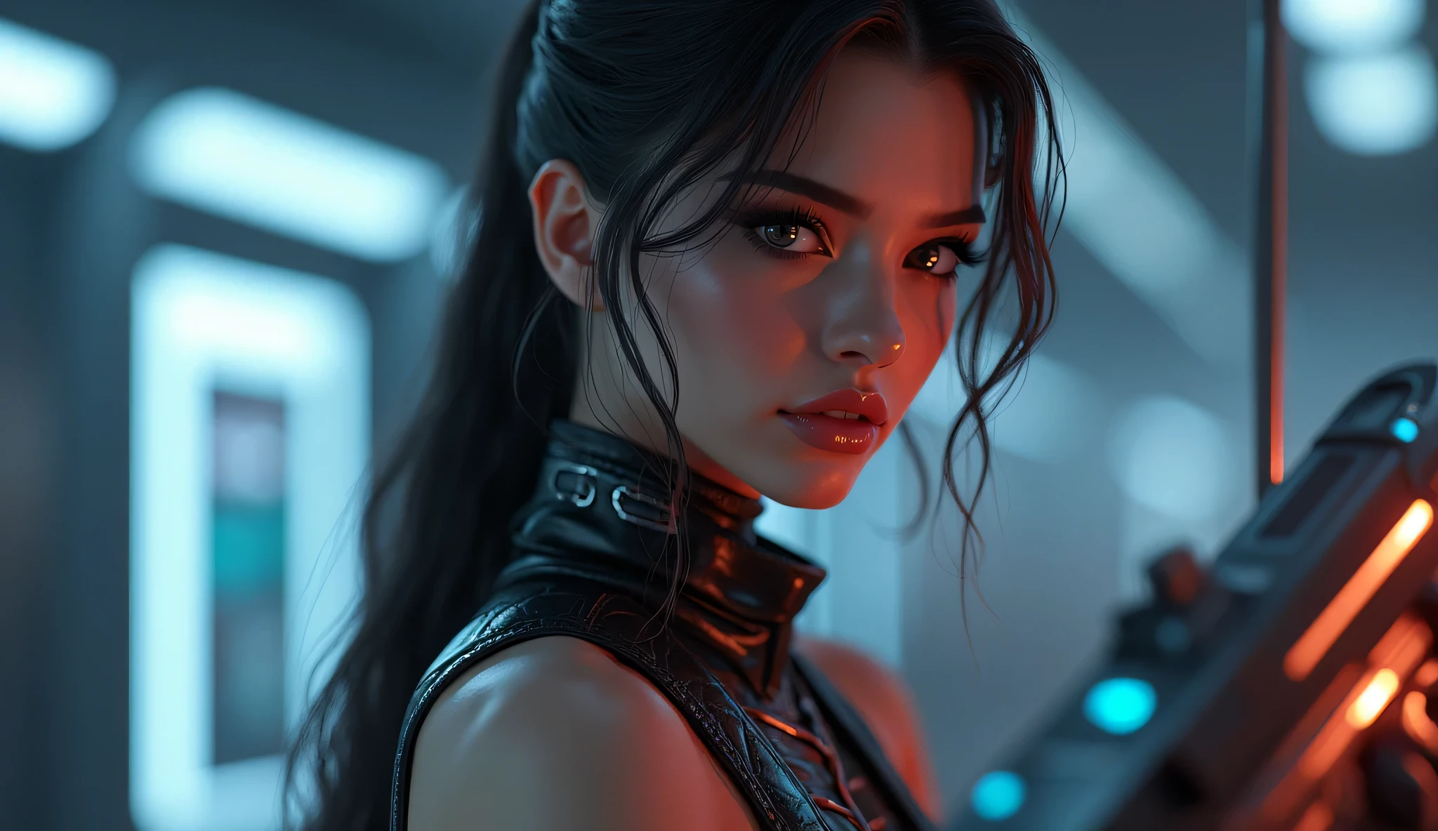 mj, RTX, 4k, HDR, close-up, watercolor, portrait, ((masterpiece)),((best quality)), watercolor drawing, Watercolor wet on wet, Transparent cyborg woman revealing complex internal mechanisms, backlight emphasizes translucency, circuits visible under luminescent skin, futuristic environments, cybernetic elegance, digital painting, ultra-realistic, dramatic lighting. Style Tanya Shatseva, Gabriele Dell'otto, Andrey Atroshenko, Ross Tran, Anna Razumovskaya, AI Midjourney, bright saturated colors, watercolor, oil paints, HDR, 500px, 4kStudio Ghibli Genshin Influence