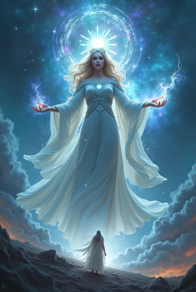 Goddess of the universe ( Burn a man)