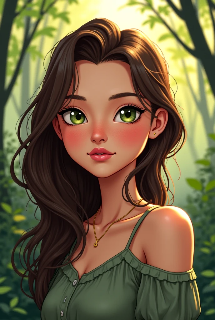 (masterpiece) (best quality) (detailed) (8k) (sharp focus), 1 female, Belice, tanned skin, ponytail, benefactors daughter reference