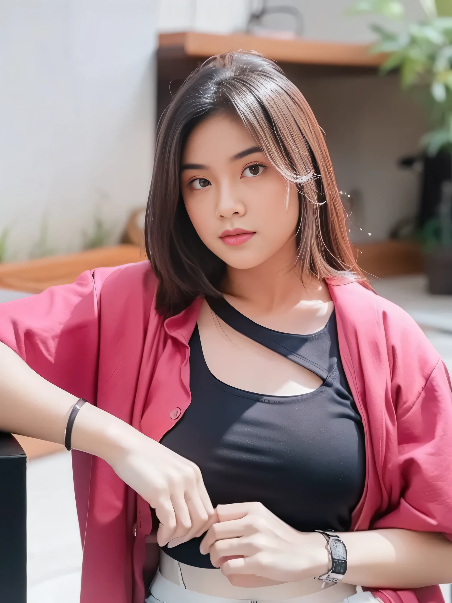 1girl, (Indonesian_high_school), detailed face, detailed eyes, thick breasts, detailed skin, looking at the camera, clear light, (8k, RAW photo, best quality, masterpiece: 1.4), (realistic, realistic: 1.37), ultra-high resolution, photorealistic, high resolution, solo, wide muscular hips, realistic face, (detailed face), black hair Color, camera shot from under, clean armpit, six pack belly, full body angle, s young woman, perfect thighs, muscular thighs, muscular arms, standing, white shirt, grey blue short skirt, asian goddess, long hair, straight hairstyle, muscular abs, thick wide muscular hips, muscular arm, tall body