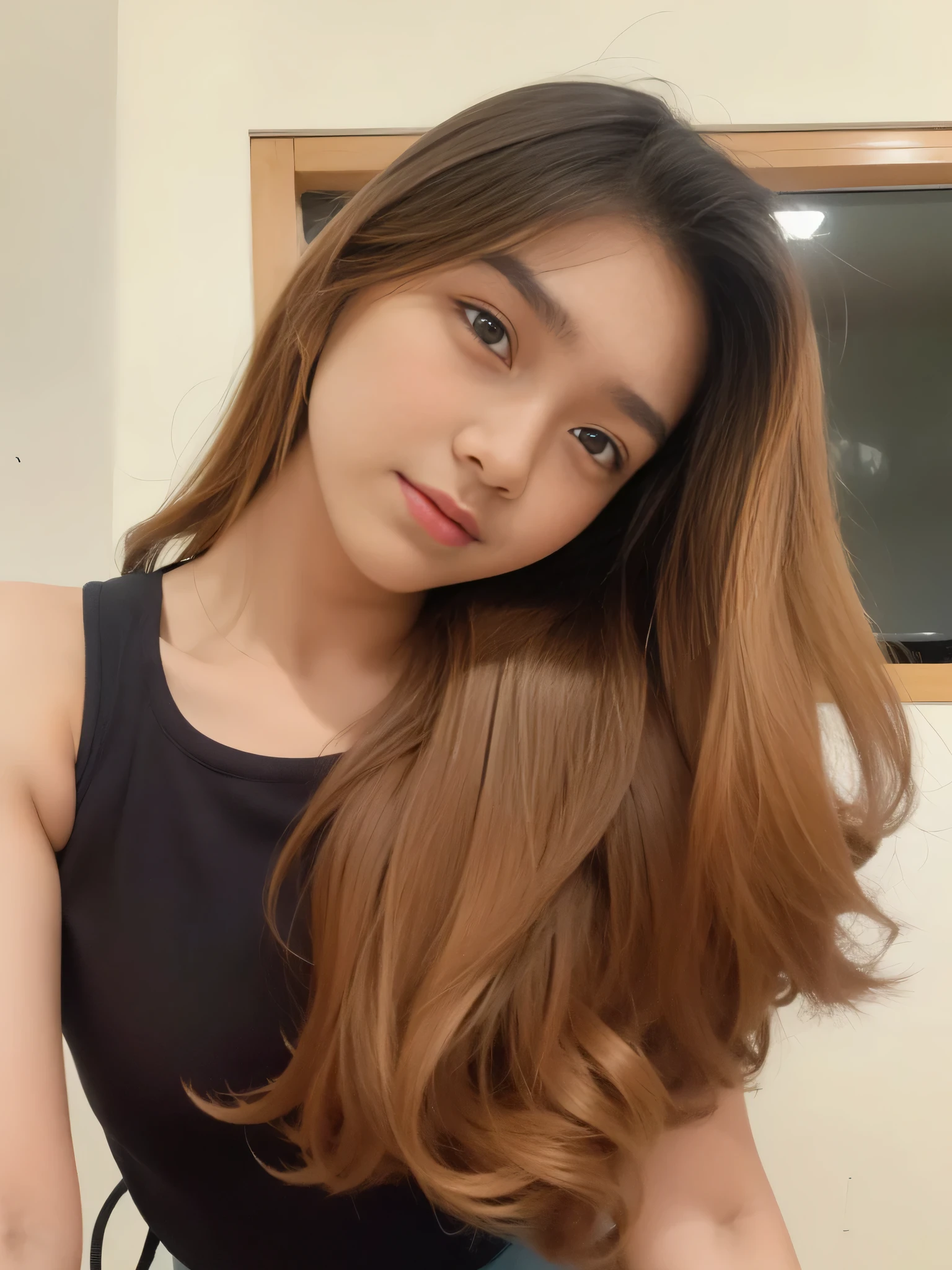 1girl, (Indonesian_high_school), detailed face, detailed eyes, thick breasts, detailed skin, looking at the camera, clear light, (8k, RAW photo, best quality, masterpiece: 1.4), (realistic, realistic: 1.37), ultra-high resolution, photorealistic, high resolution, solo, wide muscular hips, realistic face, (detailed face), black hair Color, camera shot from under, clean armpit, six pack belly, full body angle, s young woman, perfect thighs, muscular thighs, muscular arms, standing, white shirt, grey blue short skirt, asian goddess, long hair, straight hairstyle, muscular abs, thick wide muscular hips, muscular arm, tall body