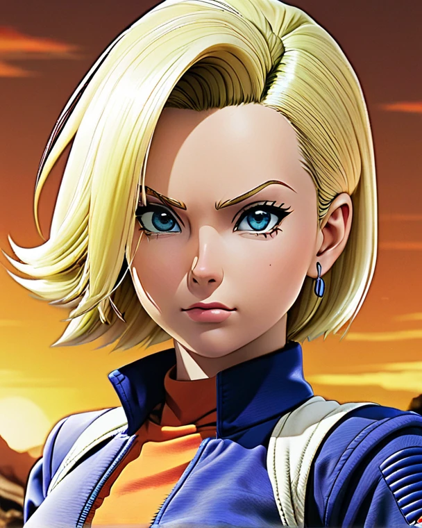 Android 18 realistic look