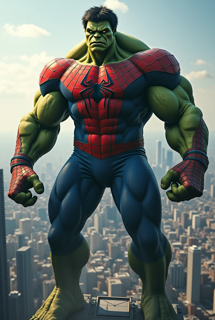 Hulk and spider man combined