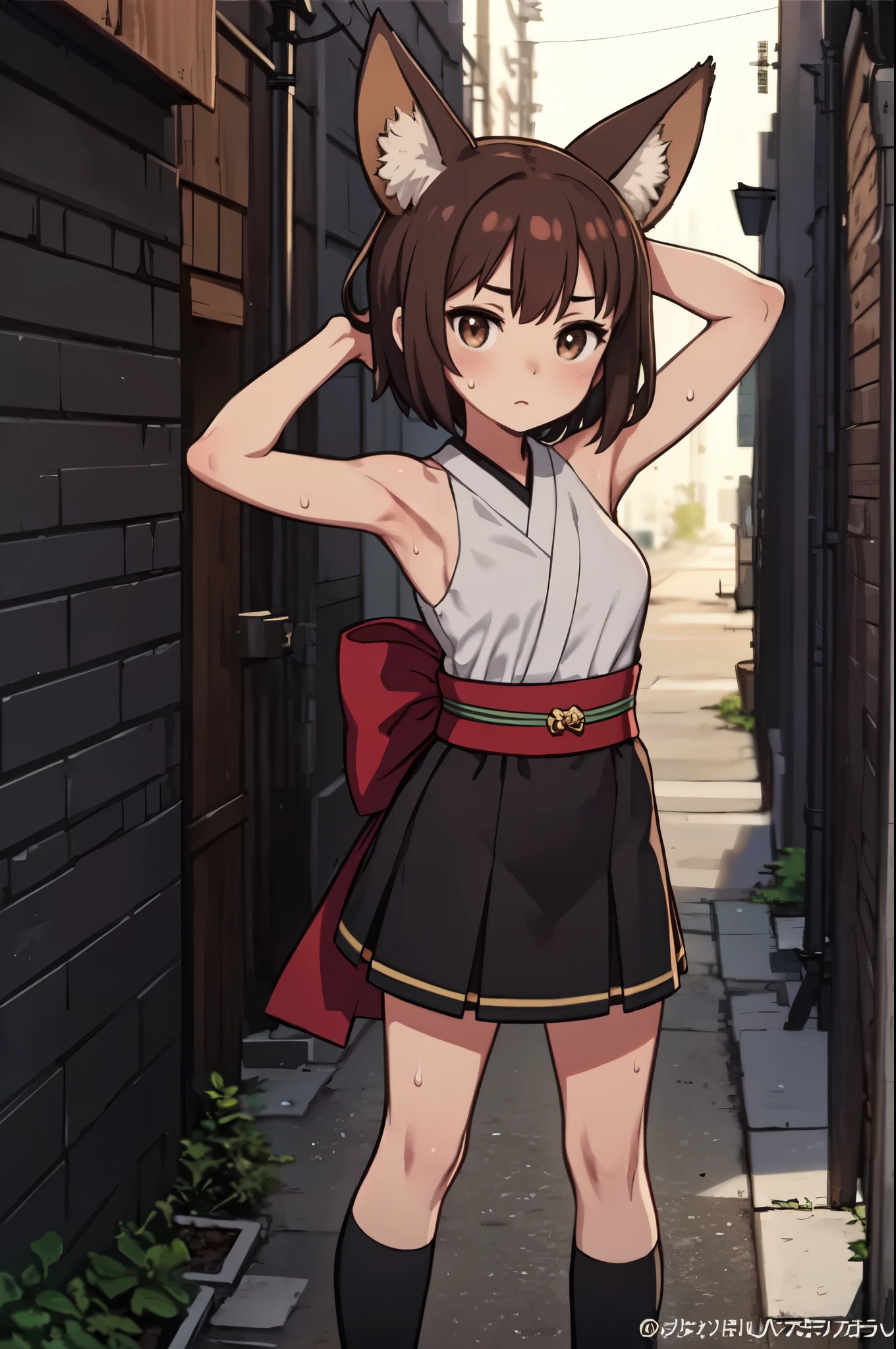 1 Beautiful Girl, Haibara Ai Haibara ai, Brown Hair, Short Hair, (Primary school students:1.4), (Red Randoseru:1.7), (blush), masterpiece, highest quality, High resolution, (40 year old mafia man, penis:1.4), Perfect limbs, ((((penis enters vagina)))), behind, Spread your legs, Beautiful depiction of the vagina, ((Binding, Arms behind your back:1.47)), ((Restrained by rope)), Beautiful girl fucks a guy