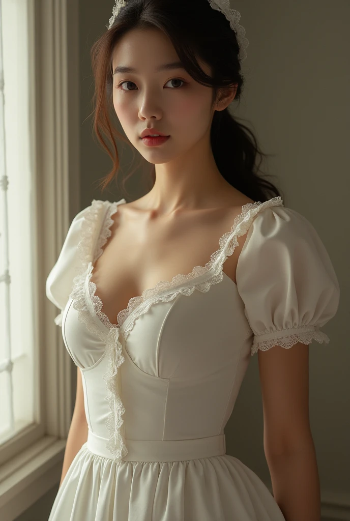 Kim Chae Won, maid, slim fit, b cup
