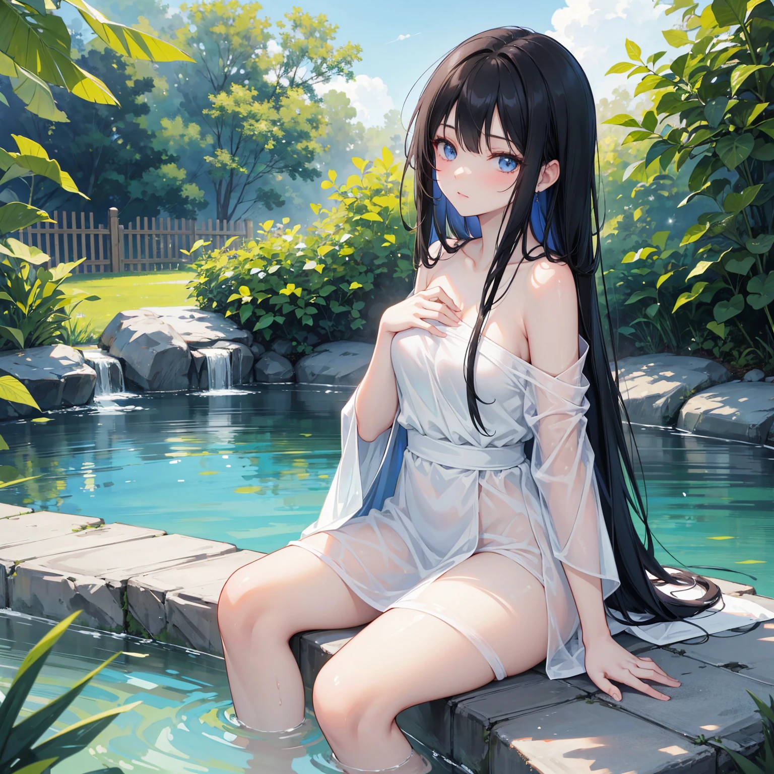 have sex, white water gushing, wet white