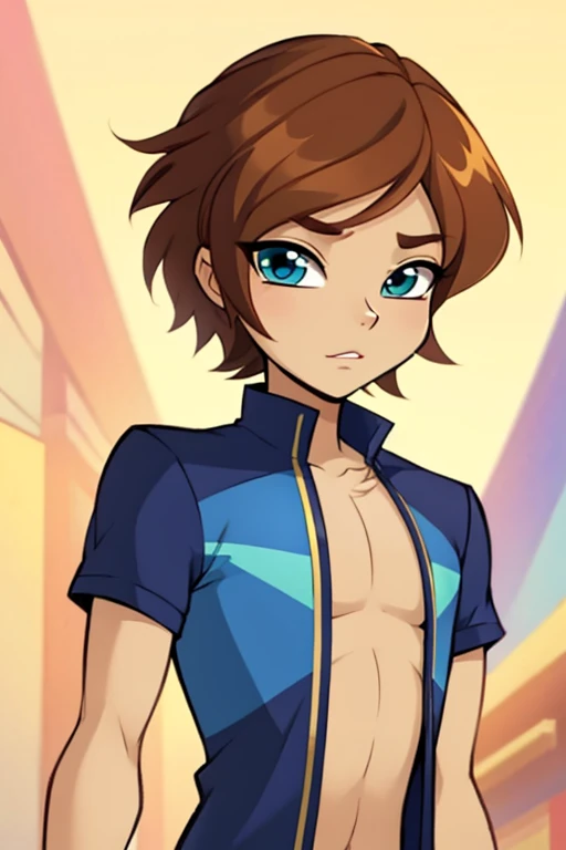 Male human teenager amirhossein ajorloo winx cartoon style series by yeiyeiart 