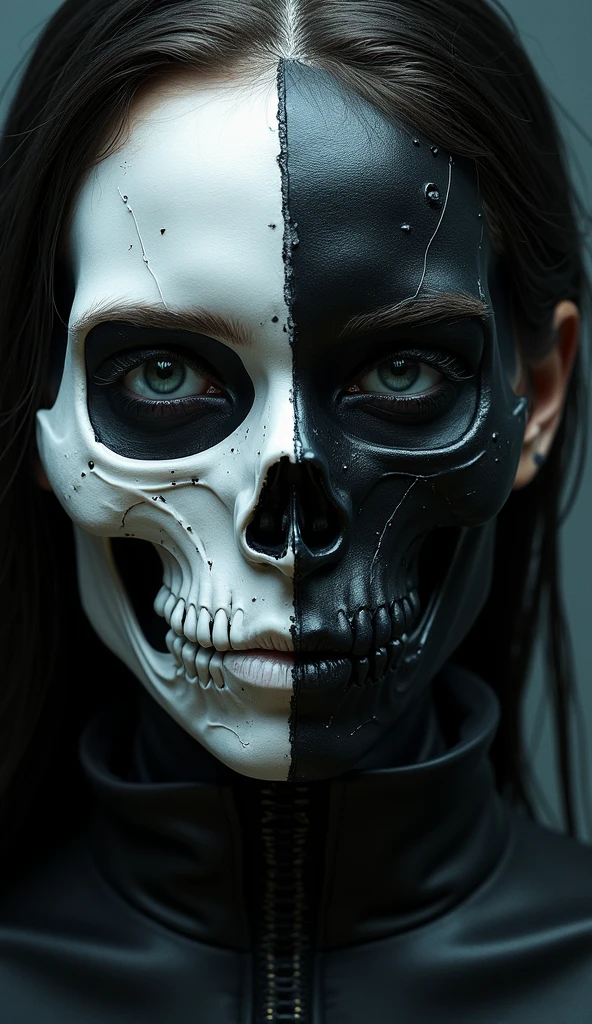 I want a macabre skull that is unique, y2k style.