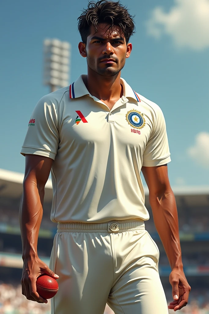 Create a 3d cricket player dp