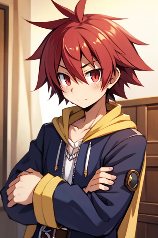 Male human teenager amirhossein ajorloo disgaea style 