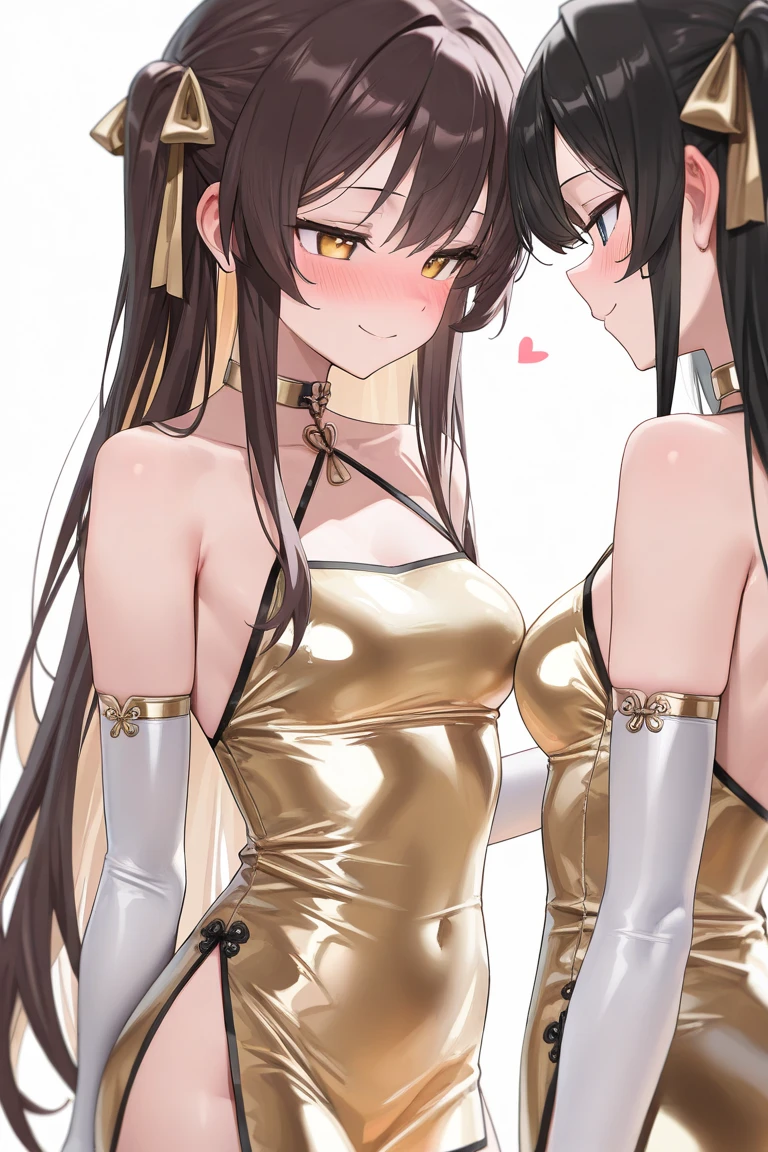 NSFW,Minami Kotori、Brown Hair、（Brown eyes：1.5）、One side up、ヘアribbon、ribbon、Long Hair、(Bondage Dresses:1.5)、(Perfect hands),(Perfect Anatomy),(masterpiece),(Highest quality),School,Embarrassed,blush