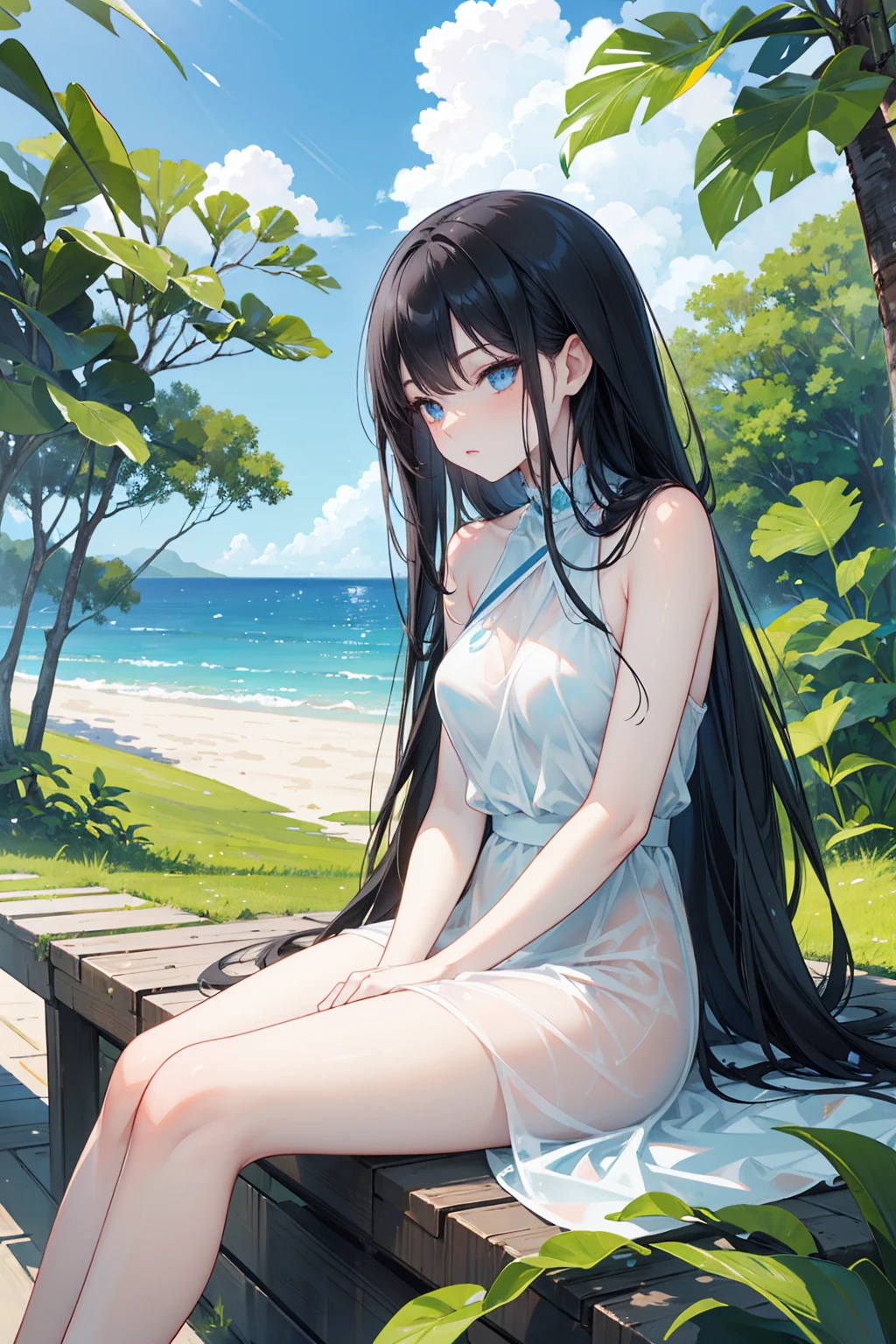 ((ultra detailed, masterpiece, absurdres))
<lora:TWDRosita:0.9>
TWDRosita, long hair, black hair, brown eyes, on a tropical island, sundress, palm trees
