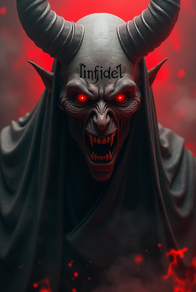 Create a gory, macabre logo with the acronym FS underneath VTXPL