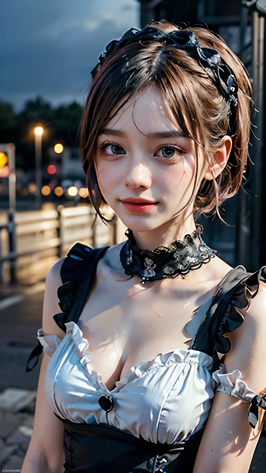 (masterpiece:1.2, Highest quality), (Realistic, photoRealistic:1.4), Beautiful illustrations, (Natural Side Lighting, Cinema Lighting), Browsing Caution,
View Viewer, (Bust up shot)、Front view:0.8, 1 girl, Japanese, high school girl, Perfect Face, Cute and symmetrical face, Shiny skin、
(Semi-short cut hair, Side Lock, Light pink hair), Parted bangs, Emerald green eyes, Long Eyelashes, (Big Breasts:0.8),
Beautiful Hair, Beautiful Face, Beautiful fine details, Beautiful clavicle, Beautiful body, Beautiful breasts, Beautiful fingers, Beautiful nipples、Beautiful armpits、Beautiful, perfectly aligned teeth、
((A cat suit with attention to detail、(Pastel blue floral lace panties、Mini checkered pleated skirt、Black garter stockings)、Shyness、(Open your mouth:1.3)、Red bow tie、Earrings、(???????:1.2)))、
((The background is night、moonlight、garden、firework、Night Festival))、 (Troubled face、Upward glance), (The skin is moist and wet:1.2)、(????? is on it:1.6)、(Licking your fingers:1.2)