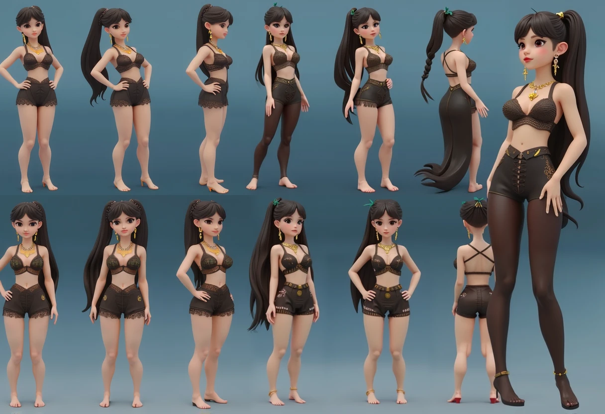 orthographic front side and back view of a nude woman in a t-pose, nsfw,  legs not moving, foot in same place, arms to the side, standing straight, no body tilt, t-pose, character sheet for 3d modeling, nude, detailed body, front, side, back, extra detailed body, highly detailed body, full body detailed, full body details, complete detailed body,  high detail skin8k high quality detailed art, textured skin, high quality texture, big ass, big breasts, small waist, detailed anatomy, toned body, very high contrast, skintight, backmuscle.  juicy ass, juicy thighs, appealing, color harmony, visible landmarks, highlights, lewd, nsfw, othograpic front, orthographic side, orthographic back, front side and back view, T-Pose, orthograpic, stand still, no clothes, turnaround, character turnaround, nudity, cameltoe, nipples, areola, anatomically correct, 