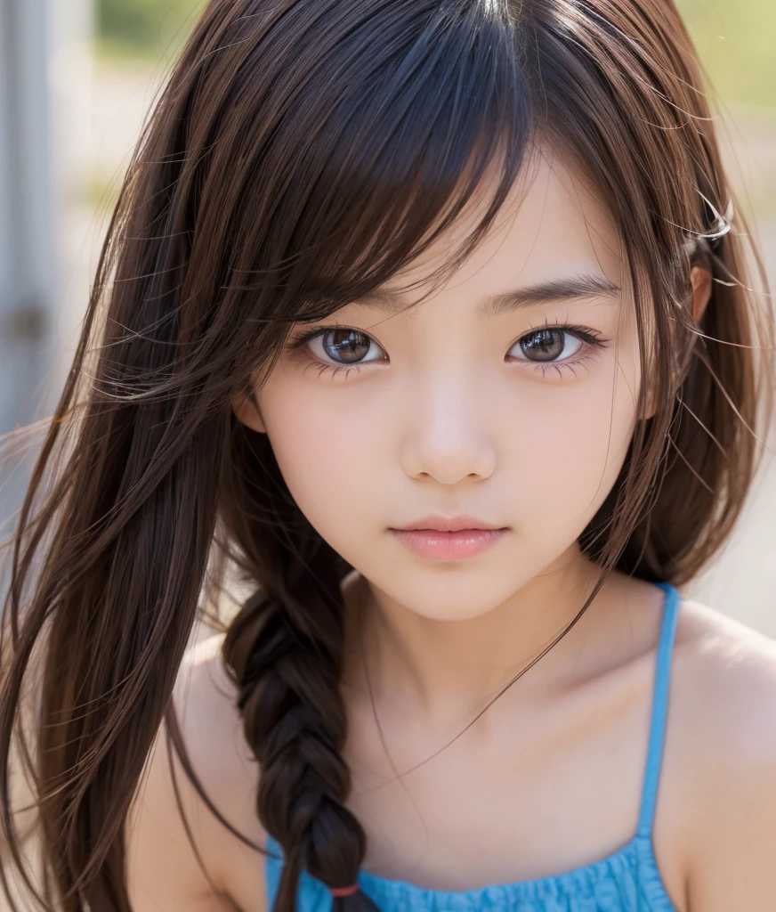 CHILD girl with a black bow and a black dress, girl with dark brown hair, girl with brown hair, black hair ribbons, a beautiful -age girl, wearing hair bow, young girl, brown hair and big eyes, half-length photo, photo of young woman, young, beautiful girl, she is about 1 6 yehere is a black bird sitting on a wooden rail, long shiny thick black beak, closeup of a crow, cute crows, crows as a symbol of death, crow, crow bird, magpie, crow portrait!!!, black crow, dark crow, is looking at a bird, crows, male, crow, beautiful photo, closeup portrait shot, proud looking away, by Paul Bird