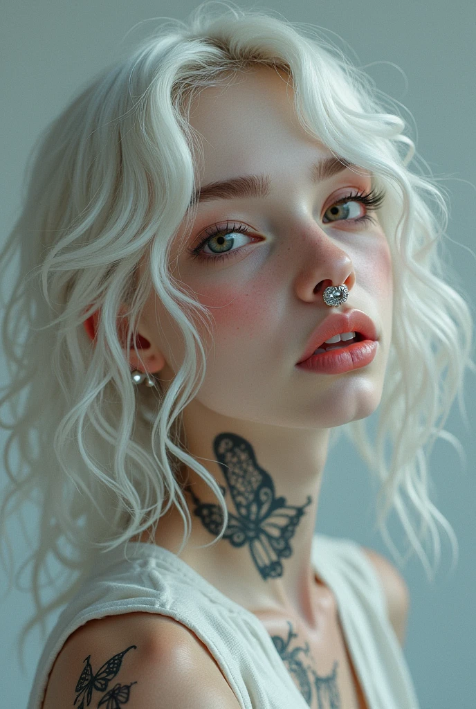 a painting by mse Marilyn Monroe by agnes cecile,1 girl, solo,face among the flowers, luminous design, pastel colours, mute color, ink drips, autumn lights, Create a digital art work in pop art style, featureing a vibrant and confident woman with bold makeup and colorfull fashion, cover with flowers on hair, cinematic color scheme, surrounded by abstract flower patterns,flowers backgroung, energtic brush strokes, the mood should be dynamic.