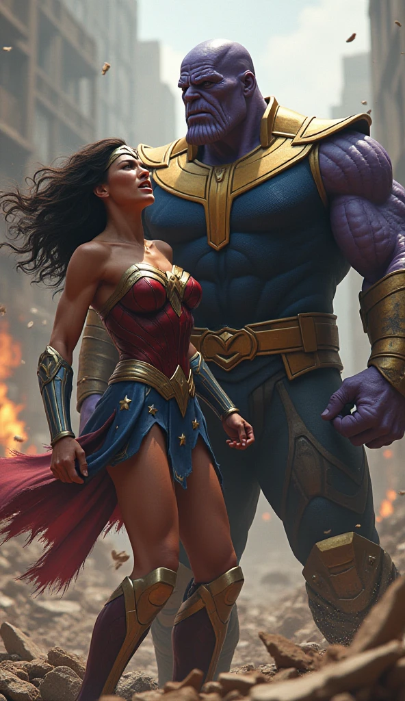 Thanos catch wonder Woman pregnant